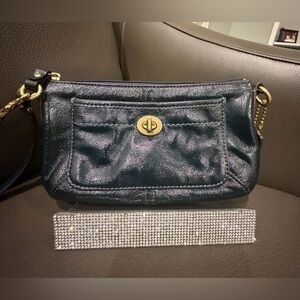 Vintage Coach Legacy Turnlock Wristlet